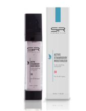 SR cosmetics Active Strawberry Moisturizer SPF-30 ,50ml-Увлажняющий клубничный крем с солнцезащитным фактором SPF 30,50мл